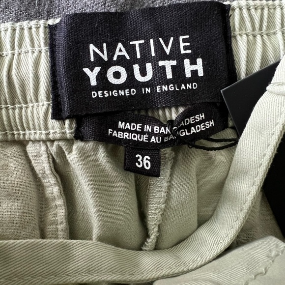 Cargo Shorts by Native Youth - Front Pockets - Picture 4 of 4